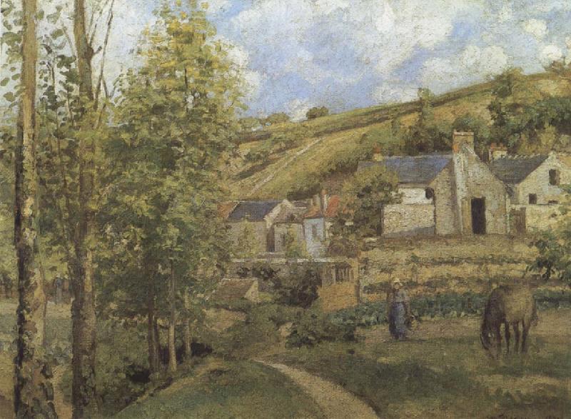 Camille Pissarro The Hermitage at Pontoise oil painting picture